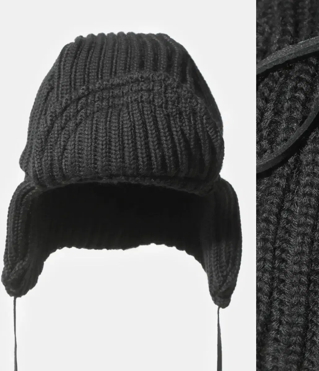 south2west8 bomber cap knit black